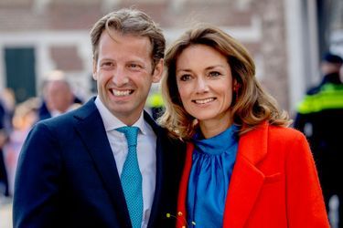 La princesse Aimée et le prince Floris d'Oranje-Nassau à Maastricht, le 27 avril 2022 