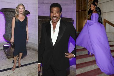 Kate Moss, Lionel Richie et Naomi Campbell au gala Prince’s Trust, à New York, le 28 avril 2022.