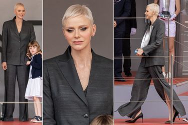 Le look de la princesse Charlène de Monaco pour son grand retour, le 30 avril 2022