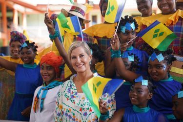 Le comtesse Sophie de Wessex à Saint-Vincent-et-les-Grenadines, le 23 avril 2022