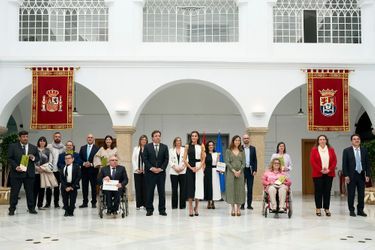 La reine Letizia d&#039;Espagne à Mérida, le 4 mai 2022