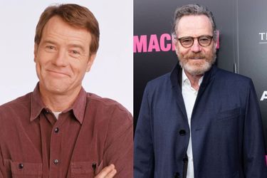 Malcolm : Bryan Cranston dans le rôle de Hal dans la série sortie en 2000 (à gauche) et en 2020 (à droite) 