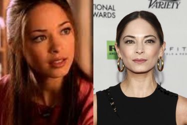 Smallville : Kristin Kreuk dans le rôle de Lana Lang dans la série sortie en 2001 (à gauche) et en 2017 (à droite) 