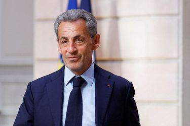 Nicolas Sarkozy à son arrivée à l&#039;Elysée.