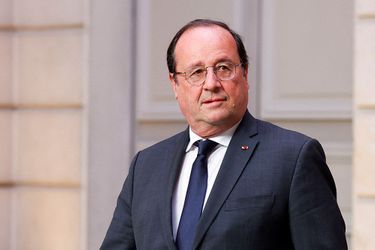 François Hollande à son arrivée à l&#039;Elysée.