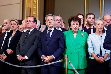 François Hollande, Nicolas Sarkozy, Roselyne Bachelot et Elisabeth Borne.