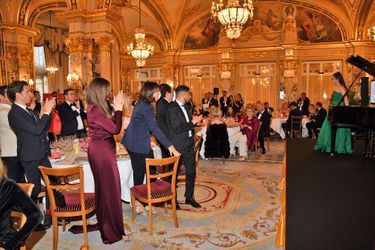 Monica Bellucci lors de la 2ème édition du Maria Callas Monaco Gala Awards à la salle Empire de l'Hôtel de Paris à Monaco, le 5 mai 2022. 