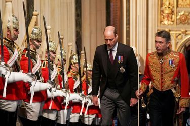 Le prince William au Parlement à Londres, le 10 mai 2022