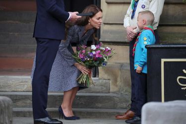 Kate Middleton le 10 mai 2022 à Manchester. 