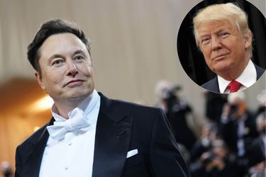 Elon Musk ici au gala du Met en mai 2022. Donald Trump en avril 2016.