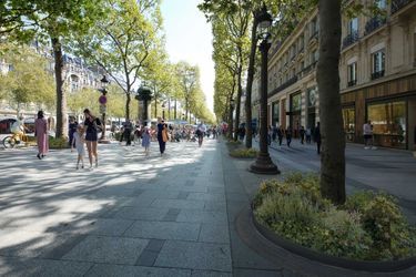 Les Champs-Elysées, en 2024.