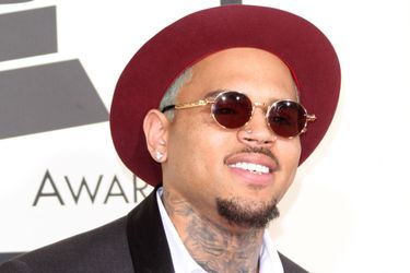 Chris Brown le 8 février dernier aux Grammy Awards