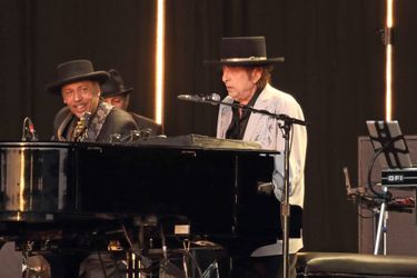 Bob Dylan en concert à Londres en juillet 2019. 