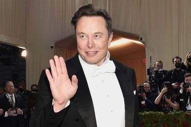 Elon Musk, au Gala du Met.