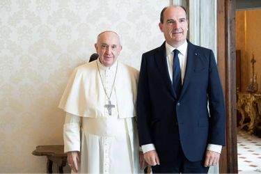 Le pape François avec Jean Castex.