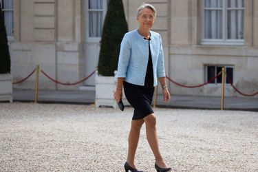 Elisabeth Borne, le 7 mai à l&#039;Elysée, le jour de l&#039;investiture d&#039;Emmanuel Macron. 