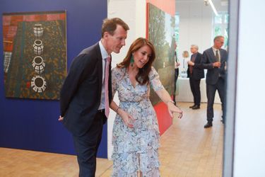 La princesse Marie et le prince Joachim de Danemark à Paris, le 18 mai 2022