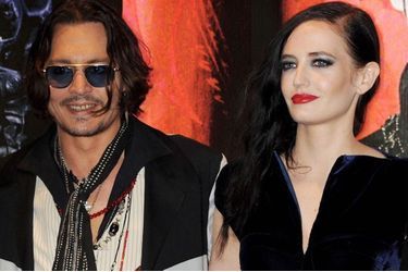 Johnny Depp et Eva Green à l&#039;avant-première de &quot;Dark Shadows&quot;.