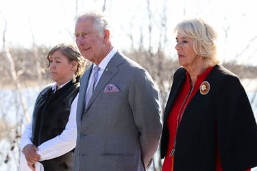 Le prince Charles et Camilla à Yellowknife, au Canada.