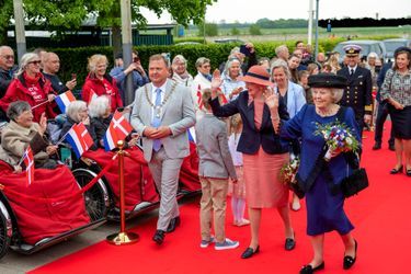 La reine Margrethe II de Danemark et la princesse Beatrix des Pays-Bas à Dragør au Danemark, le 20 mai 2022