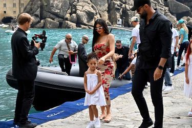 Kylie Jenner et sa fille Stormi à Portofino, en Italie, le 21 mai 2022.