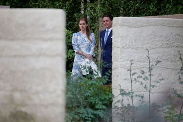 La princesse Beatrice d&#039;York et Edoardo Mapelli Mozzi au Chelsea Flower Show à Londres, le 23 mai 2022