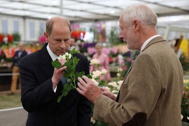 Le prince Edward au Chelsea Flower Show à Londres, le 23 mai 2022