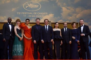 Le jury du 75e Festival de Cannes.