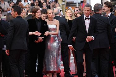Norman Reedus, Guillaume Canet, Diane Kruger - Montée des marches pour la cérémonie de clôture du 75ème Festival International du Film de Cannes. Le 28 mai 2022.