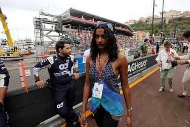 Simone Ashley lors du Grand Prix F1 de Monaco, les 28 et 29 mai 2022.