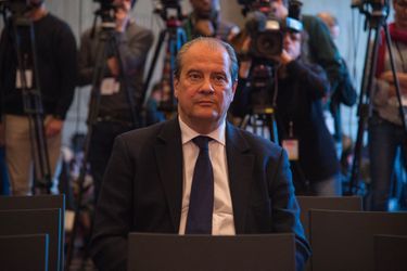  Jean-Christophe Cambadélis, lors de la convention nationale d'investiture du Parti Socialiste, en 2016.