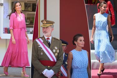 La reine Letizia d'Espagne à Madrid le 27 mai et à Huesca le 28 mai 2022