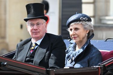 Le duc et la duchesse de Gloucester à la cérémonie &quot;Trooping the Colour&quot; à Londres, le 2 juin 2022