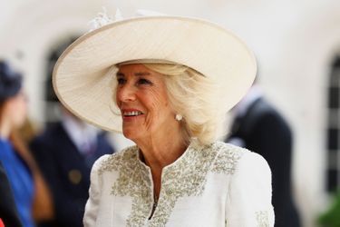 La duchesse de Cornouailles Camilla à la réception donnée au Guildhall à Londres, le 3 juin 2022