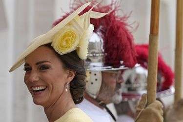 Kate Middleton à la réception donnée au Guildhall à Londres, le 3 juin 2022