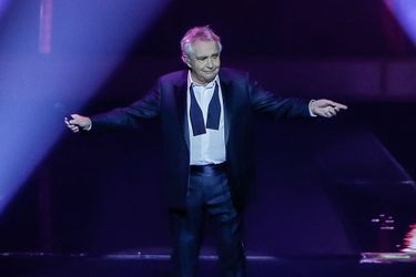 Michel Sardou en concert à Bordeaux le 2 février 2018.