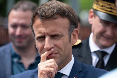 Emmanuel Macron ici à Gaillac jeudi. 