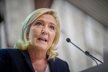 Marine Le Pen , ici à  Henin-Beaumont le 5 juin. 