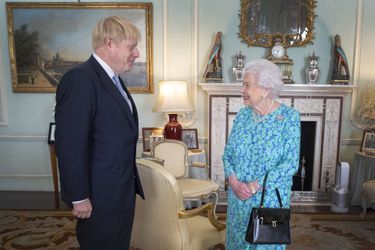 La reine Elizabeth II avec Boris Johnson, le 24 juillet 2019