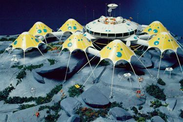 La maquette d’un habitat sous-marin élaboré dans les années 1960 pour la Polynésie.