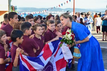 La comtesse Sophie de Wessex et le prince Edward à Gibraltar, le 8 juin 2022