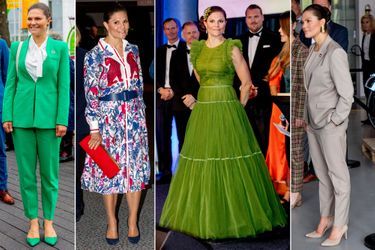 ﻿Les looks de la princesse héritière Victoria de Suède aux Pays-Bas, les 7 et 8 juin 2022