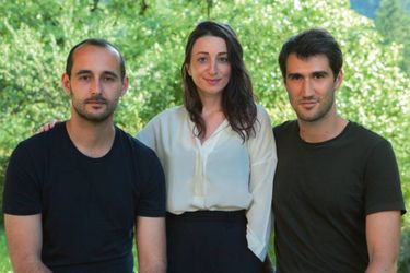 Guillaume Boissonnat, Marie-Sarah Adenis et Jérémie Blache, les fondateurs de Pili.