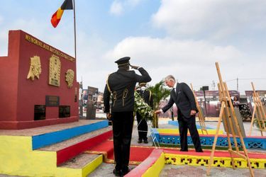 Le roi des Belges Philippe à Kinshasa, le 8 juin 2022