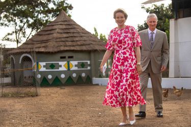 La reine Mathilde et le roi des Belges Philippe à Lubumbashi au Congo, le 10 juin 2022