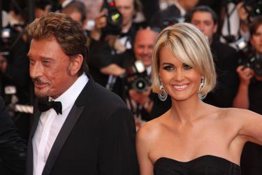 Johnny et Laeticia Hallyday au Festival de Cannes en 2009.