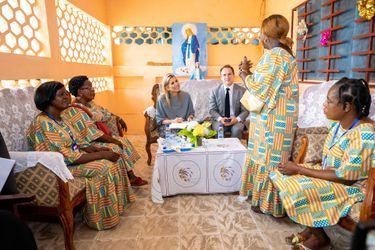La reine Maxima des Pays-Bas à Abobo en Côte d'Ivoire, le 13 juin 2022