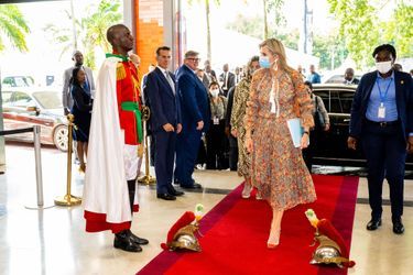 La reine Maxima des Pays-Bas à Abidjan en Côte d'Ivoire, le 13 juin 2022