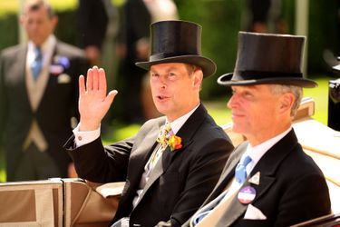 Le prince Edward au Royal Ascot, le 15 juin 2022 