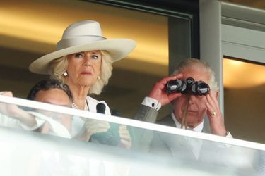 La duchesse de Cornouailles Camilla et le prince Charles au Royal Ascot, le 15 juin 2022 